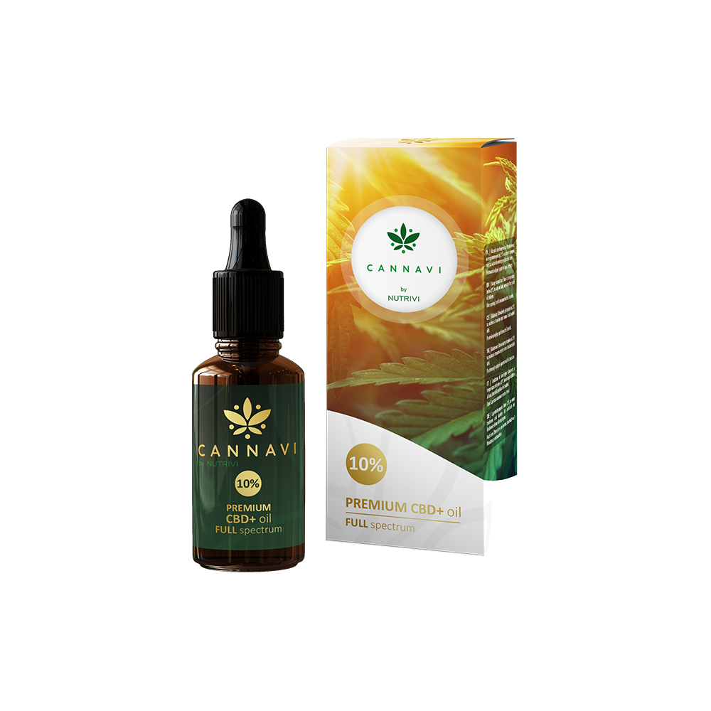 Cannavi by Nutrivi CBD+ Oil Full Spectrum 10%