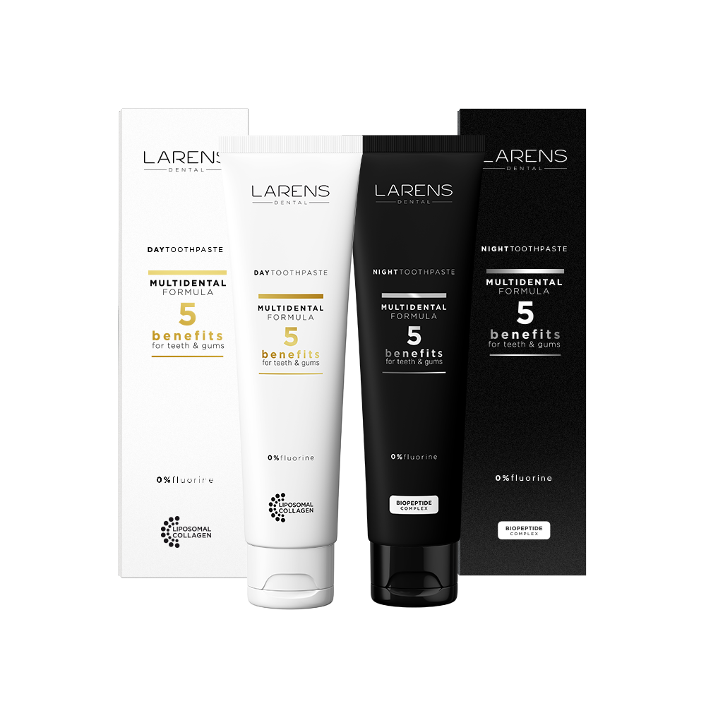 Larens Dental Day & Night Toothpastes Set